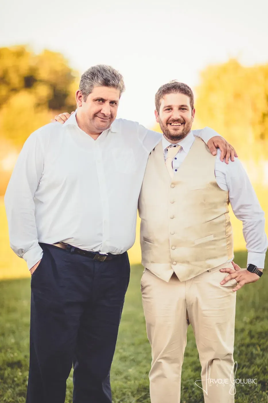 Gal and Davor Kolarić at the wedding